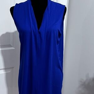 Vince Camuto Cobalt Blue Sleeveless Blouse